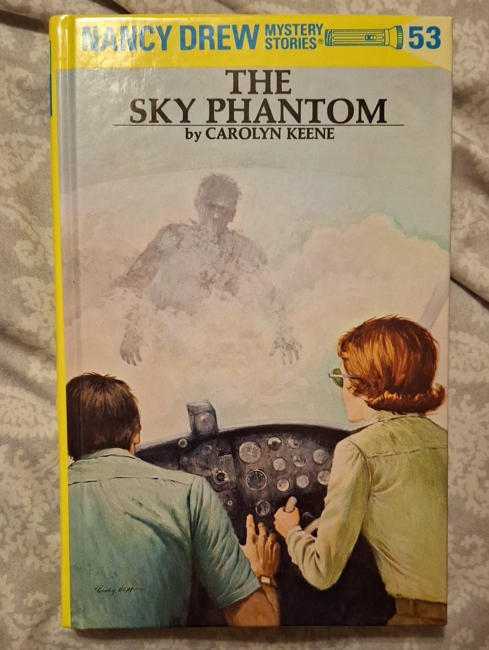 Nancy Drew Mystery Stories The Sky Phantom — Yellow Accent Edition #53
